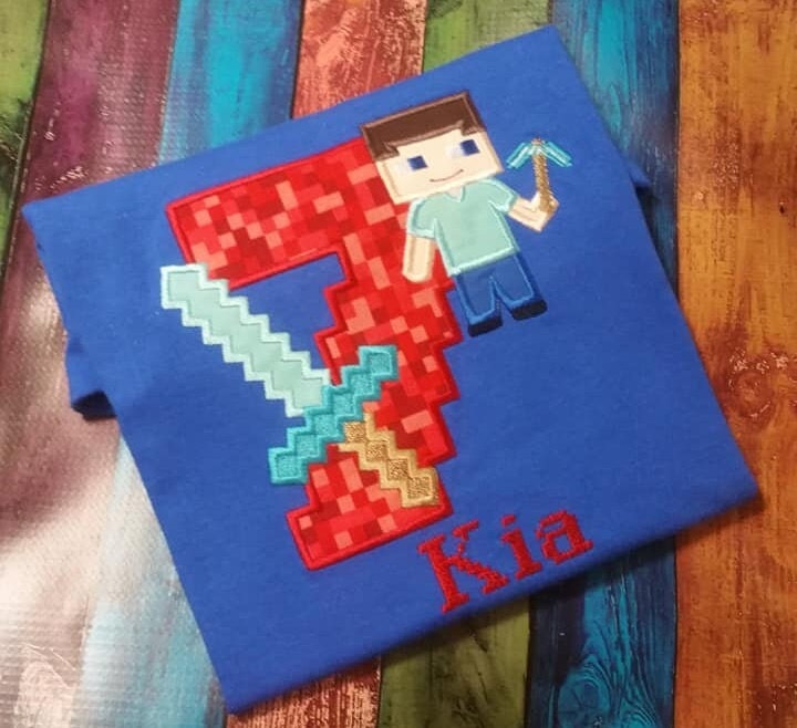 Steve & Sword Birthday Shirt