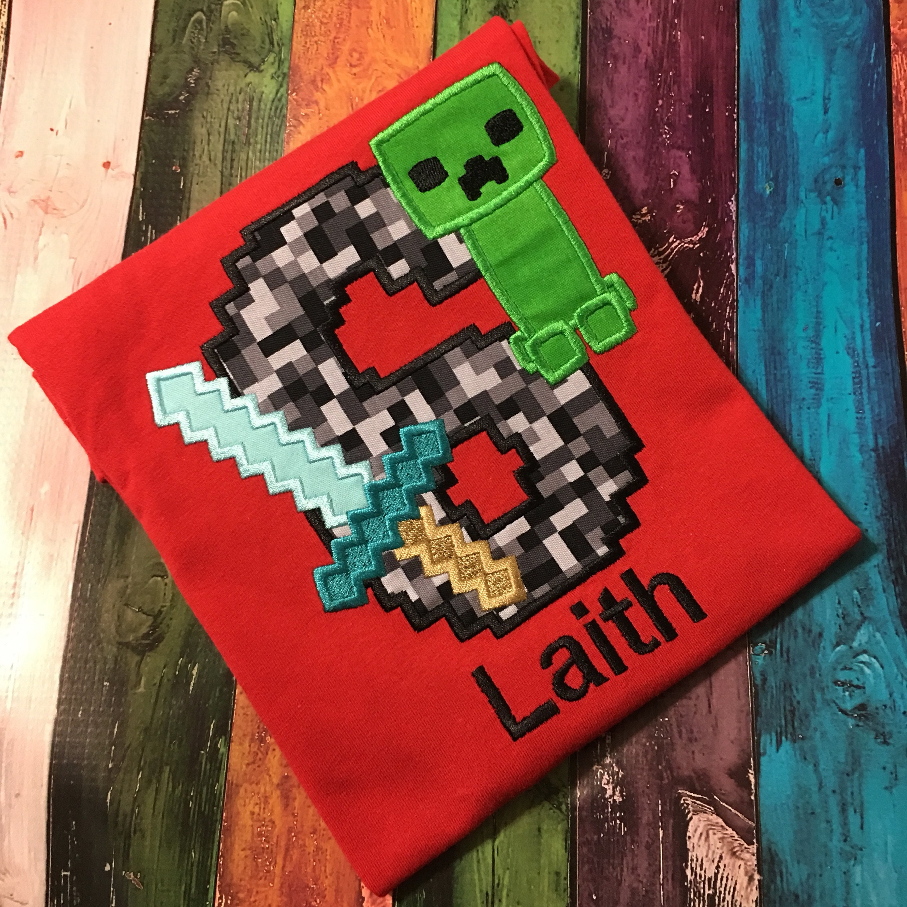 Diamond Sword Appliqué Shirt