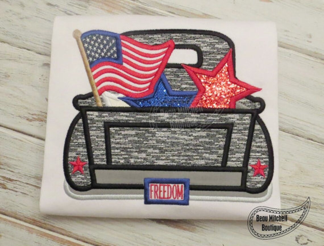 4th of July Truck Tshirt Memorial Day Truck Tshirt USA Etsy