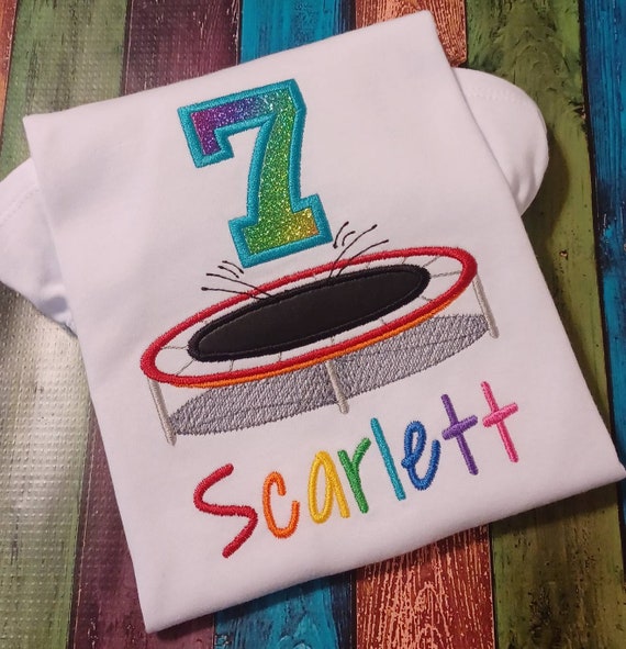 Trampoline Birthday Party Shirt Trampoline Birthday Party Shirt