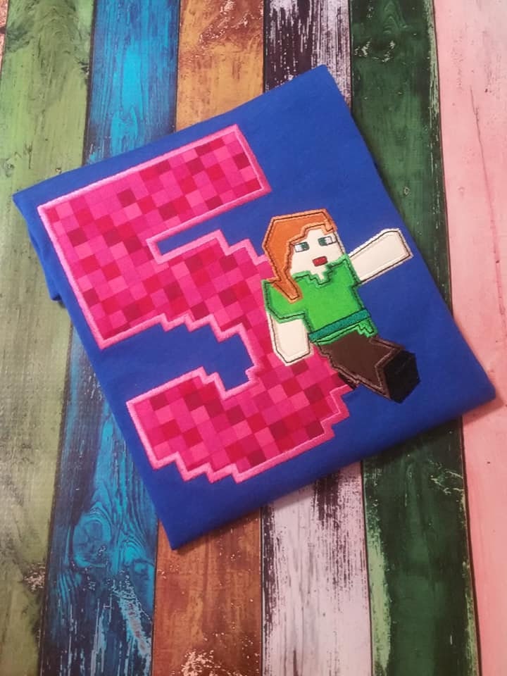 Alex Character Birthday Appliqué Shirt