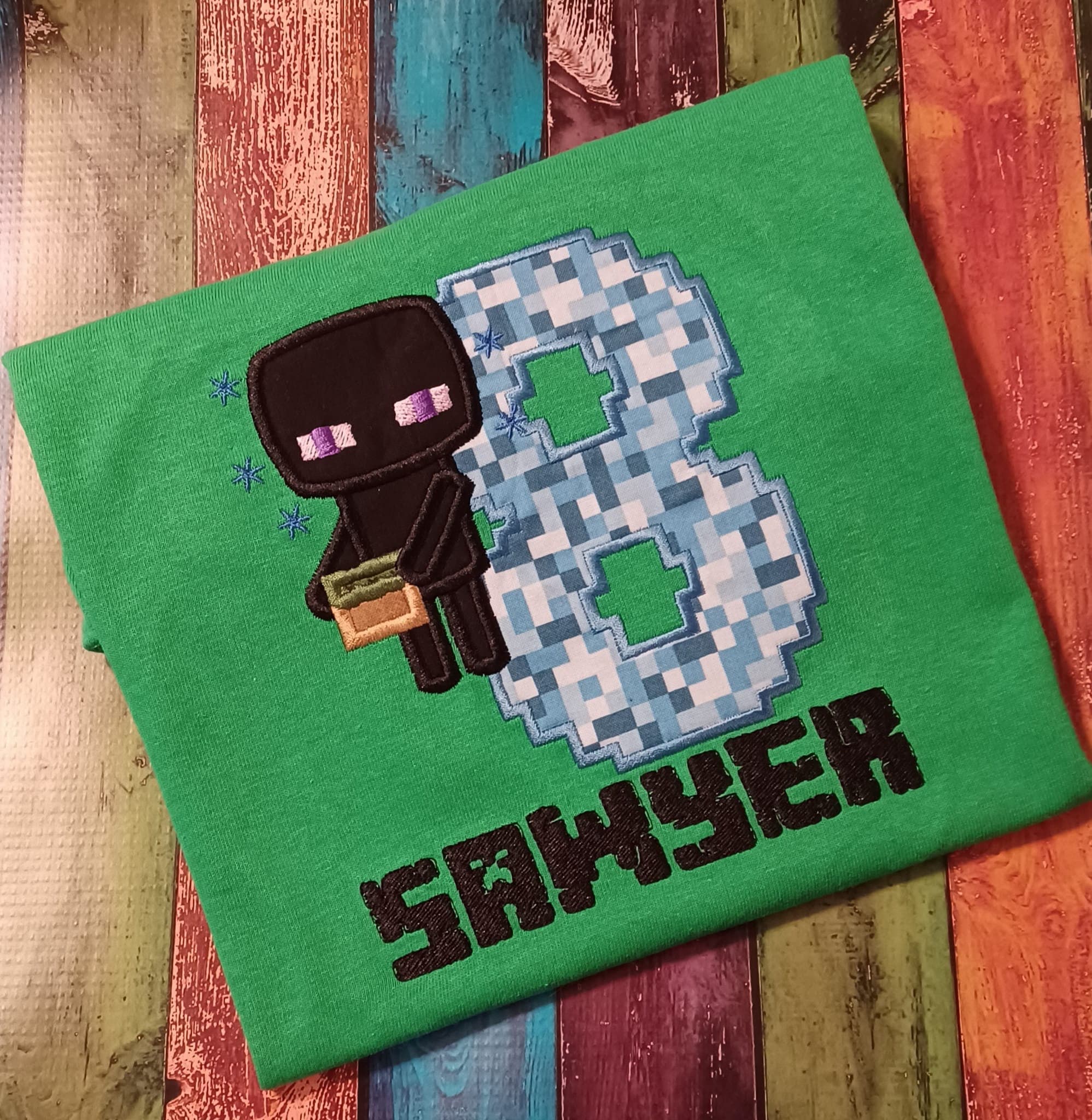 Video Game Party Shirt with Enderman