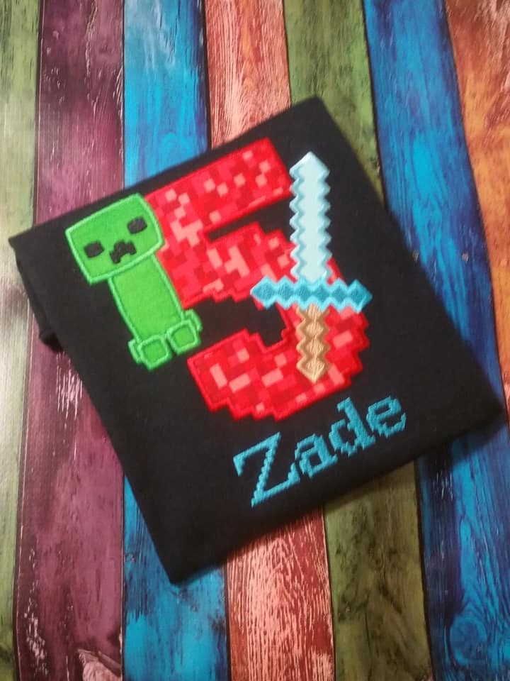 Diamond Sword Appliqué Shirt