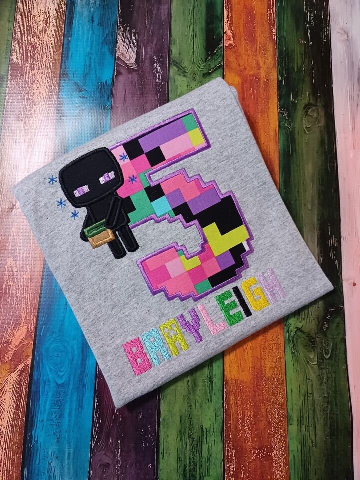 Video Game Party Shirt with Enderman
