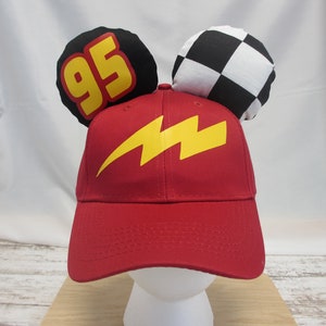 Cars Lightning McQueen Hat Ears