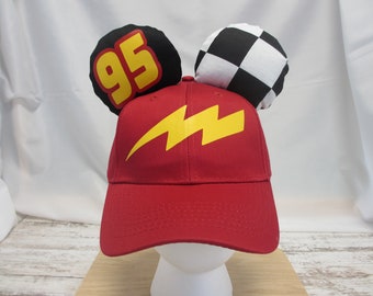 Cars Lightning McQueen Hat Ears