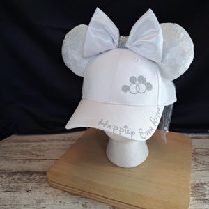 Bridal Minnie Mouse Light Up Ears Hat