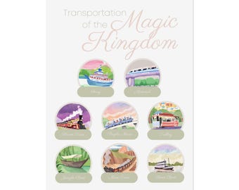 Transportation of the Magic Kingdom Poster