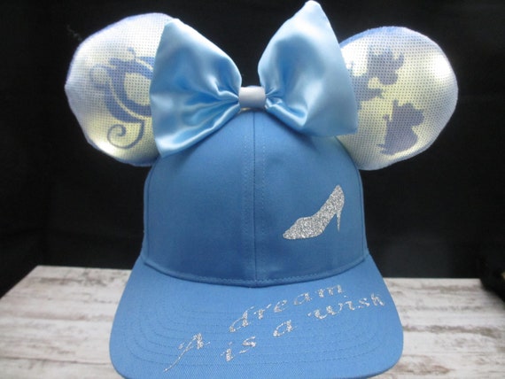 Cinderella Mouse Light up Ears Hat Etsy UK