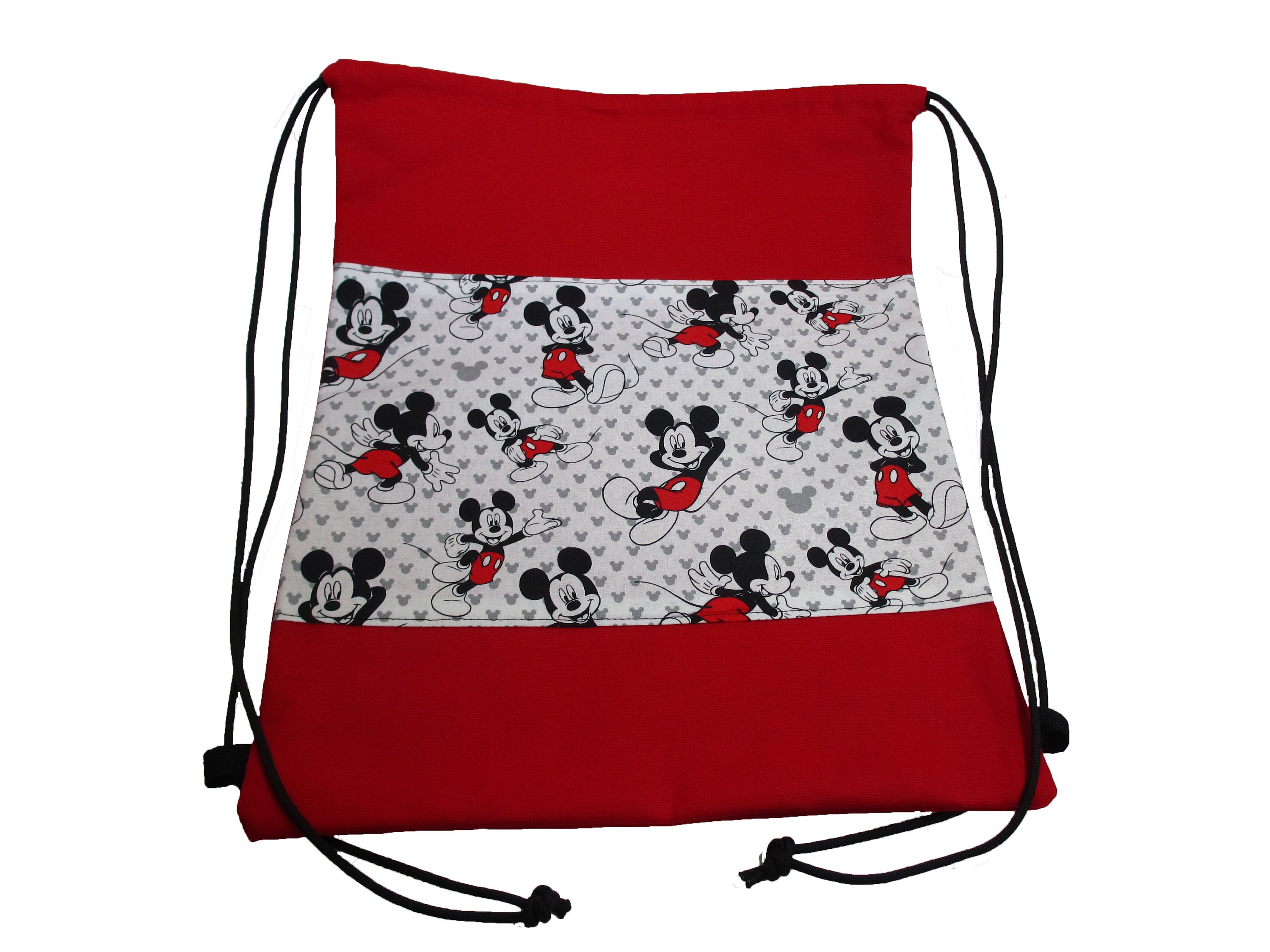 Mickey Mouse Drawstring Backpack Personalized Etsy