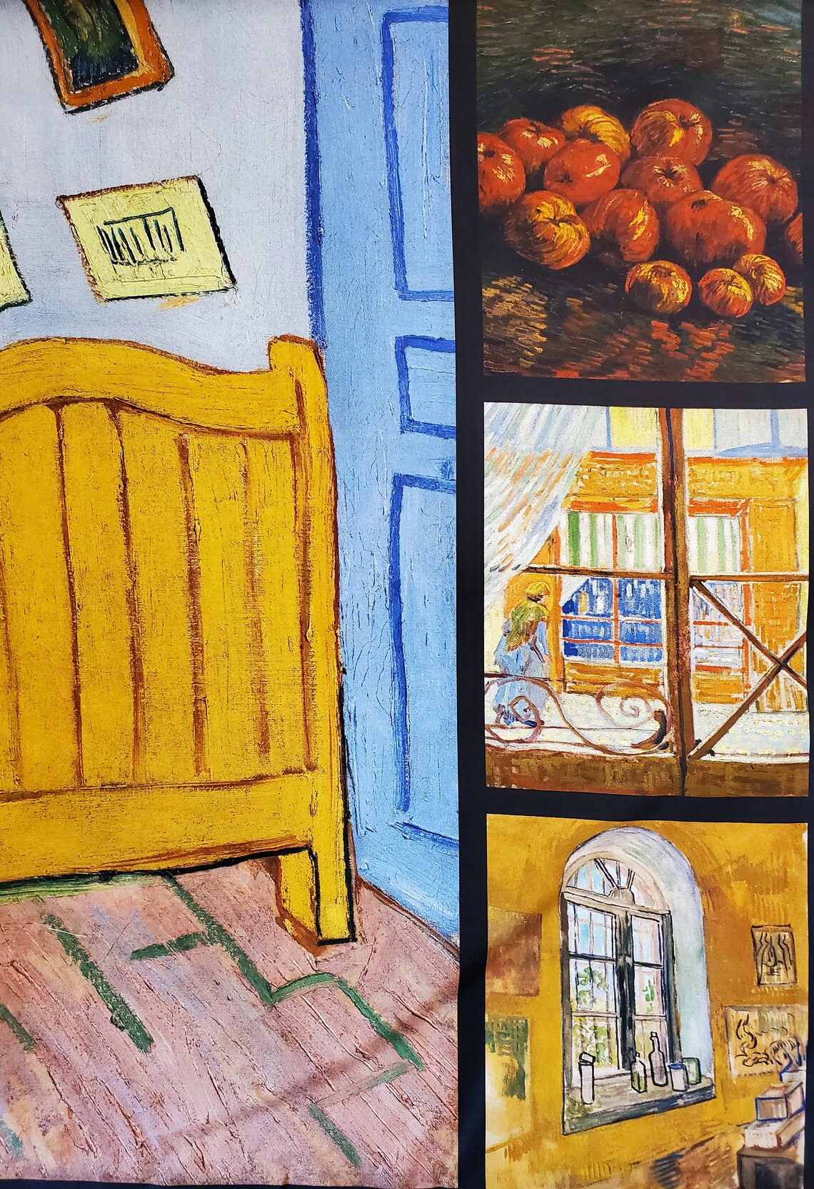 Vincent Van Gogh Fabric Panel by Robert Kaufman Etsy