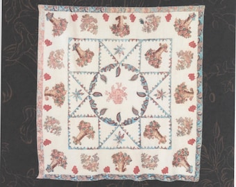 May include: A book cover featuring a colorful quilt with a floral pattern. The title of the book is "Chintz Quilts" and the subtitle is "From the Poos Collection". The authors are Kay Triplett and Xenia Cord. The book is published by Quiltmania Editions.