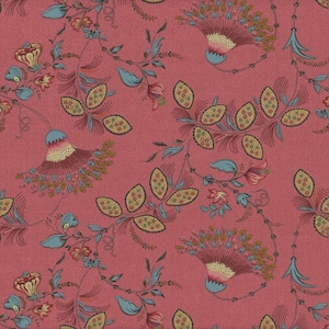 Fan Floral in Red Rose from Lille by Michelle Yeo