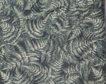 Green Ferns Fabric