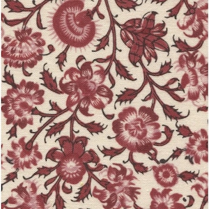 Dutch Heritage Gujarat China Red reproduction fabric by Petra Prins