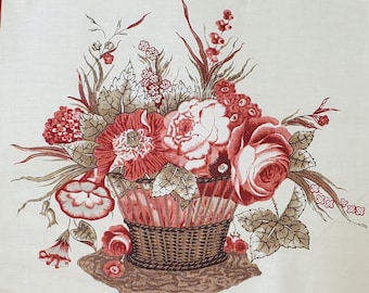 Panier de Fleurs Medallion by French General for Moda