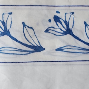 Delft Tulip Border hand painted by Lori Lee Triplett for QTC
