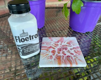 Floetrol for Acrylic Paint Pouring with Pixiss Mixing Cups