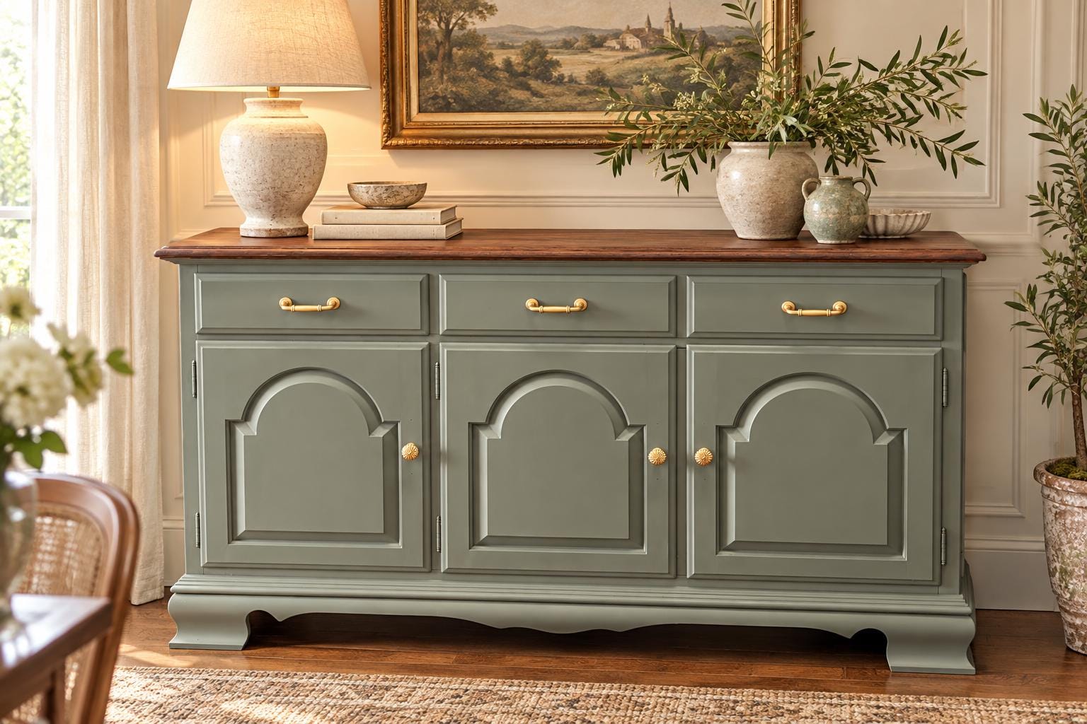 【高級輸入家具】Ethan Allen アンティークチェスト 2段　引出し Ethan Allen Cabinets - Etsy