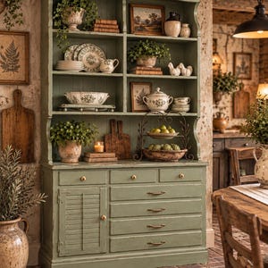 Ethan Allen Vintage Hutch - Etsy