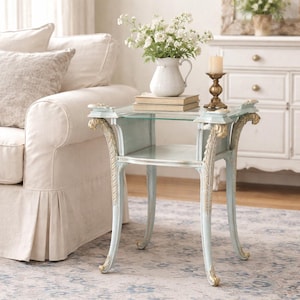 Vintage French Country Side Table