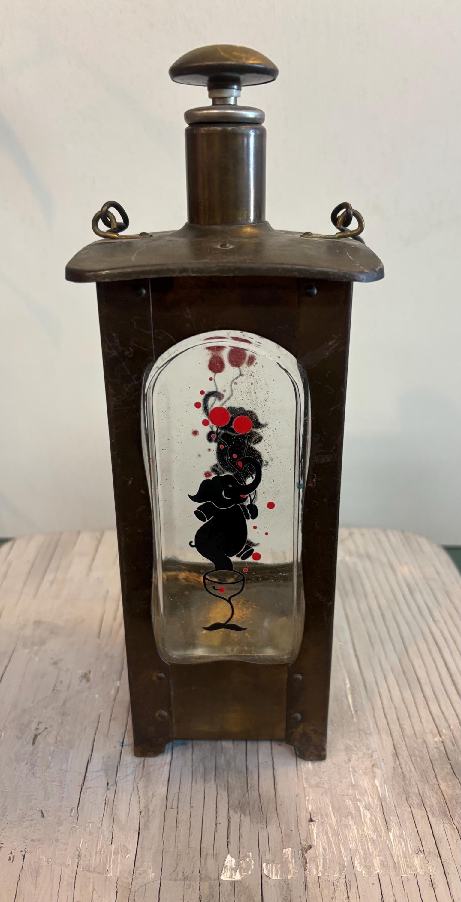 Vintage Liquor Bottle With Music Box - Etsy