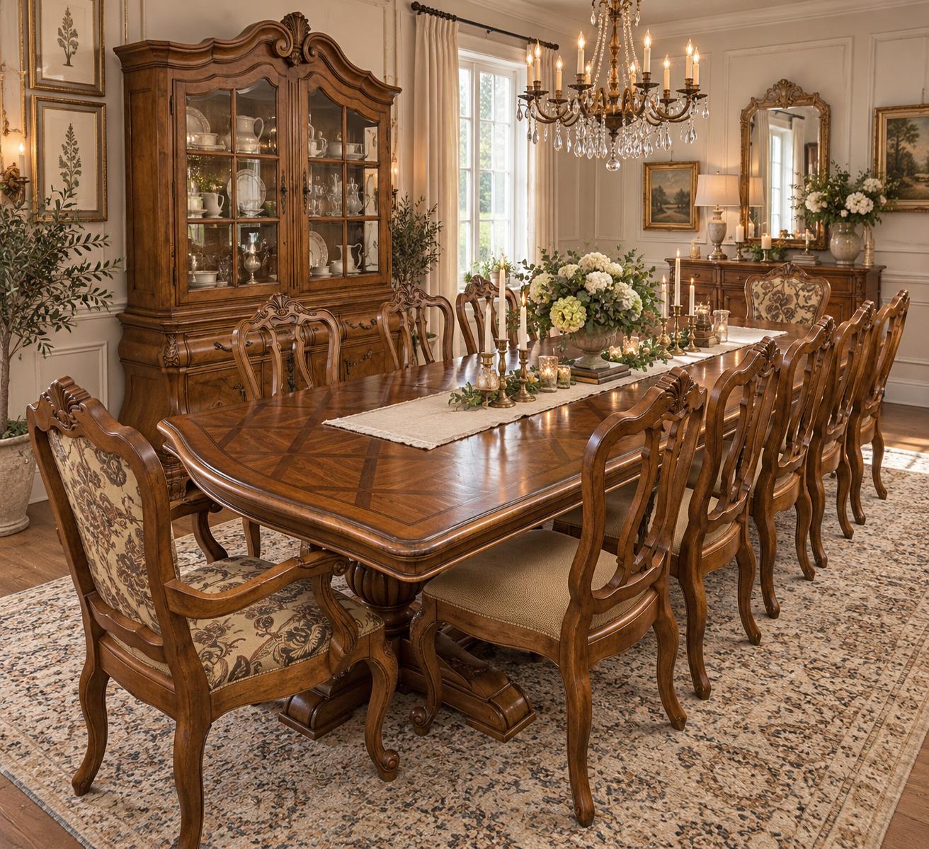 Ethan Allen Dining Chair Set - Etsy
