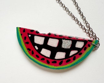 Watermelon Smile Necklace