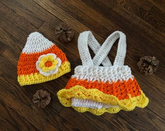 newborn candy corn costume