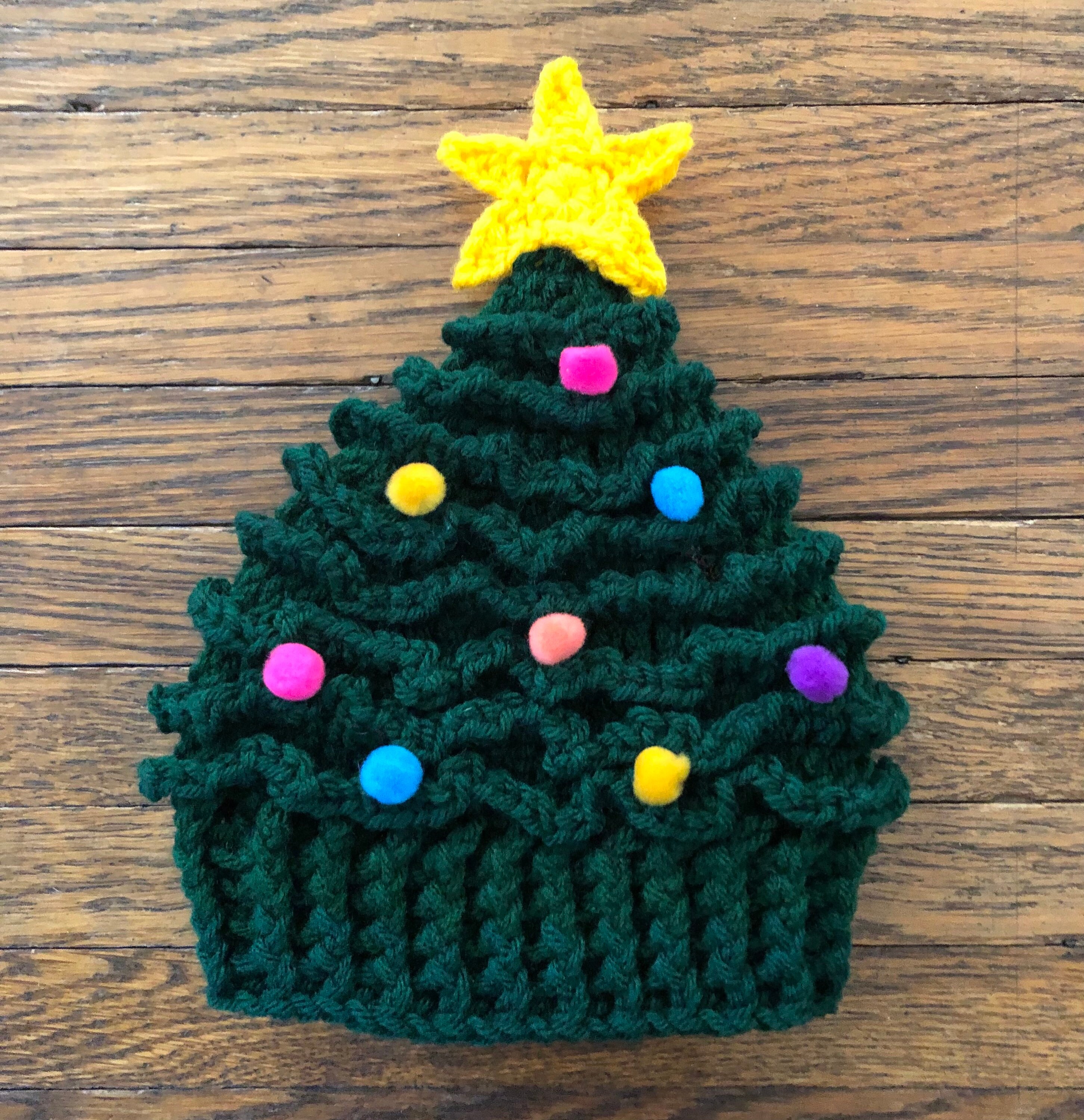 Christmas Tree Hat With Ornaments and Star, Baby Toddler  display picture 1
