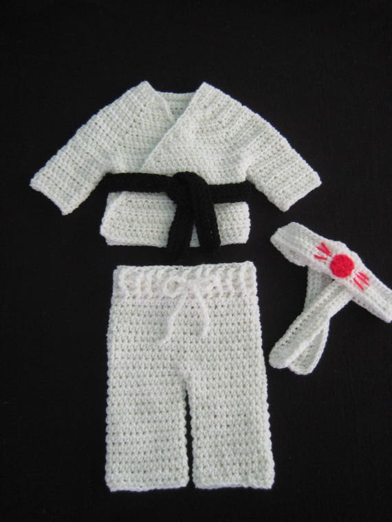 Crochet PATTERN Karate Uniform Outfit Ghi Martial Arts Etsy