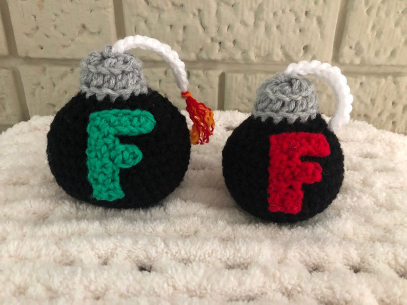 F-Bomb Plush Stuffed Ball, Anti Stress F Bomb, Cuss Curse Word Medium and Large Size F-Bomb Ball, Adult Grab Bag Gag Gift, Adult Humor image 4