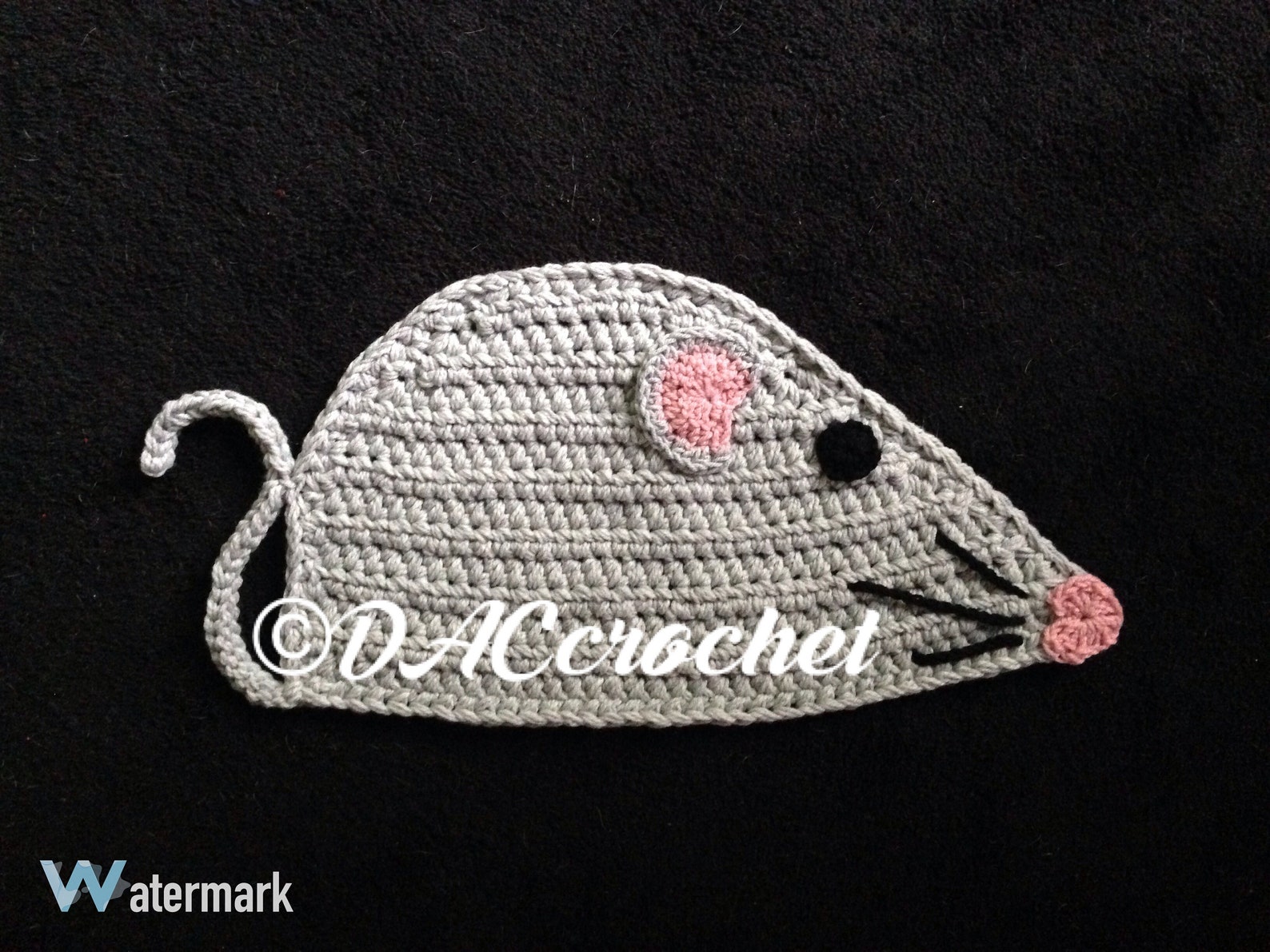 Crochet PATTERN Mouse Place Mat Rug Cat Pet Food Floor Mat Etsy