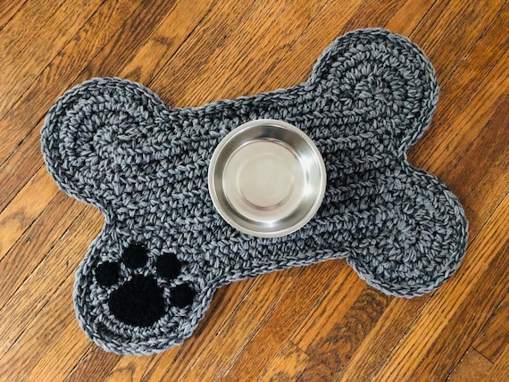 DIY Dog Bowl Mat • Heather Handmade
