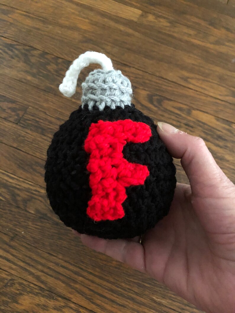 F-Bomb Plush Stuffed Ball, Anti Stress F Bomb, Cuss Curse Word Medium and Large Size F-Bomb Ball, Adult Grab Bag Gag Gift, Adult Humor image 7