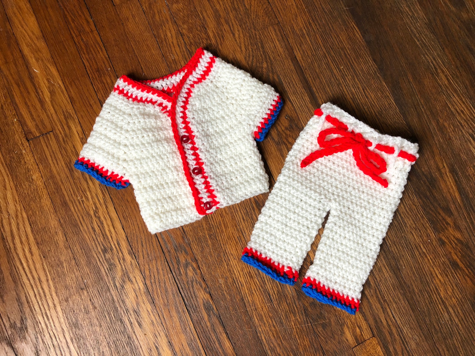 Crochet PATTERN Baby Baseball Uniform Newborn All Star Etsy