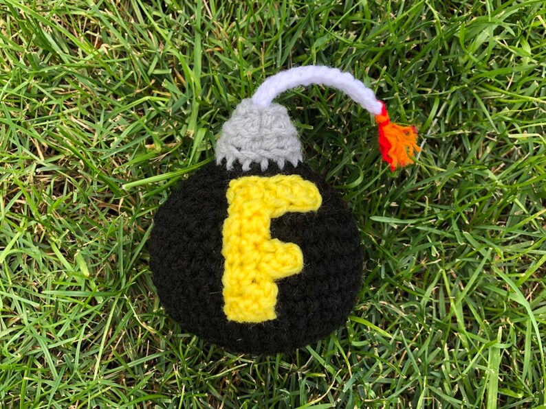 F-Bomb Plush Stuffed Ball, Anti Stress F Bomb, Cuss Curse Word Medium and Large Size F-Bomb Ball, Adult Grab Bag Gag Gift, Adult Humor image 5