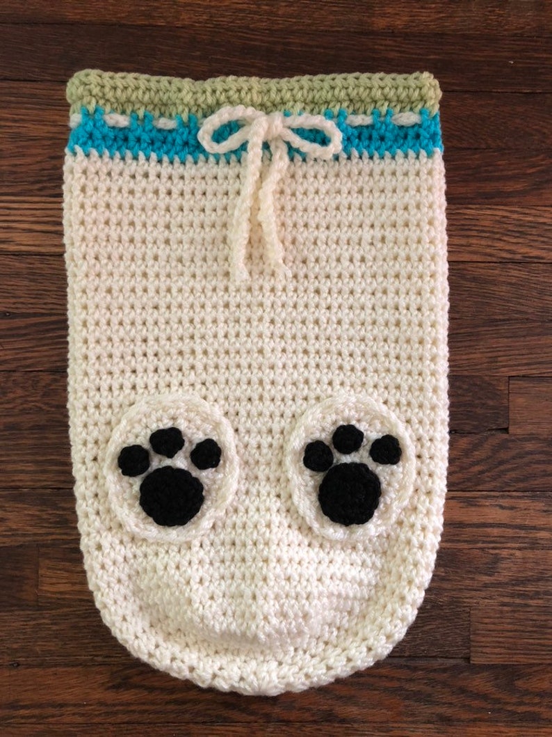 Crochet PATTERN Puppy Dog Cocoon Snuggle Sack Set Puppy Etsy UK