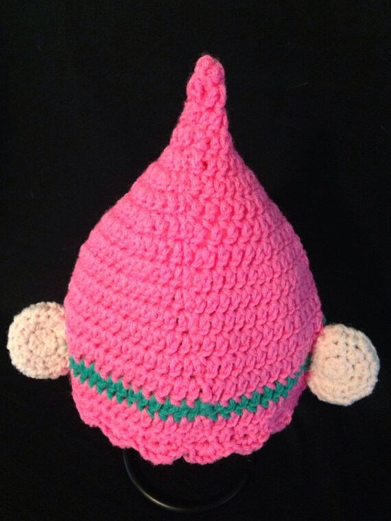 Crochet PATTERN Pink Troll Hat Poppy 