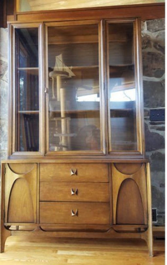 Broyhill Brasilia 46 Credenza And China Hutch May Be Etsy
