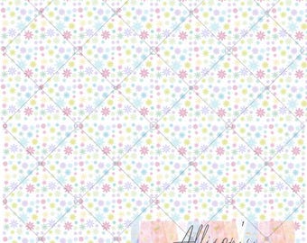 Watercolor Small Floral Seamless Pattern - Digital Paper 12x12 300DPI PNG