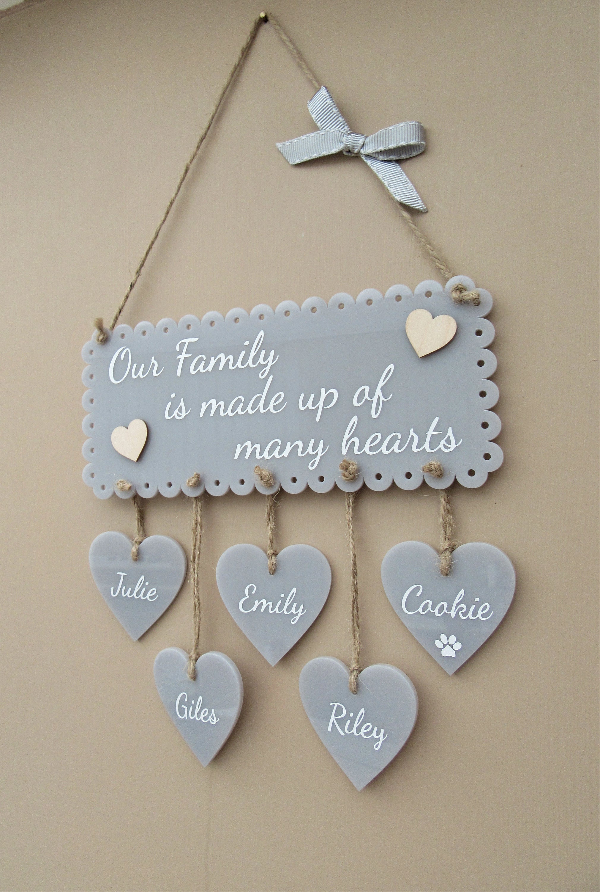Placa de buzón familiar grabada personalizada Regalo para mamá y papá, Día  de San Valentín, Nuevo hogar -  México