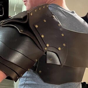 Double Pauldron PATTERN for Armor, LARP, Swordfighting, Belegarth, Etc ...