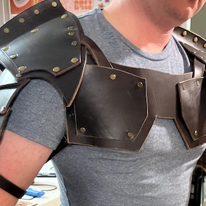 Double Pauldron PATTERN for Armor, LARP, Swordfighting, Belegarth, Etc ...