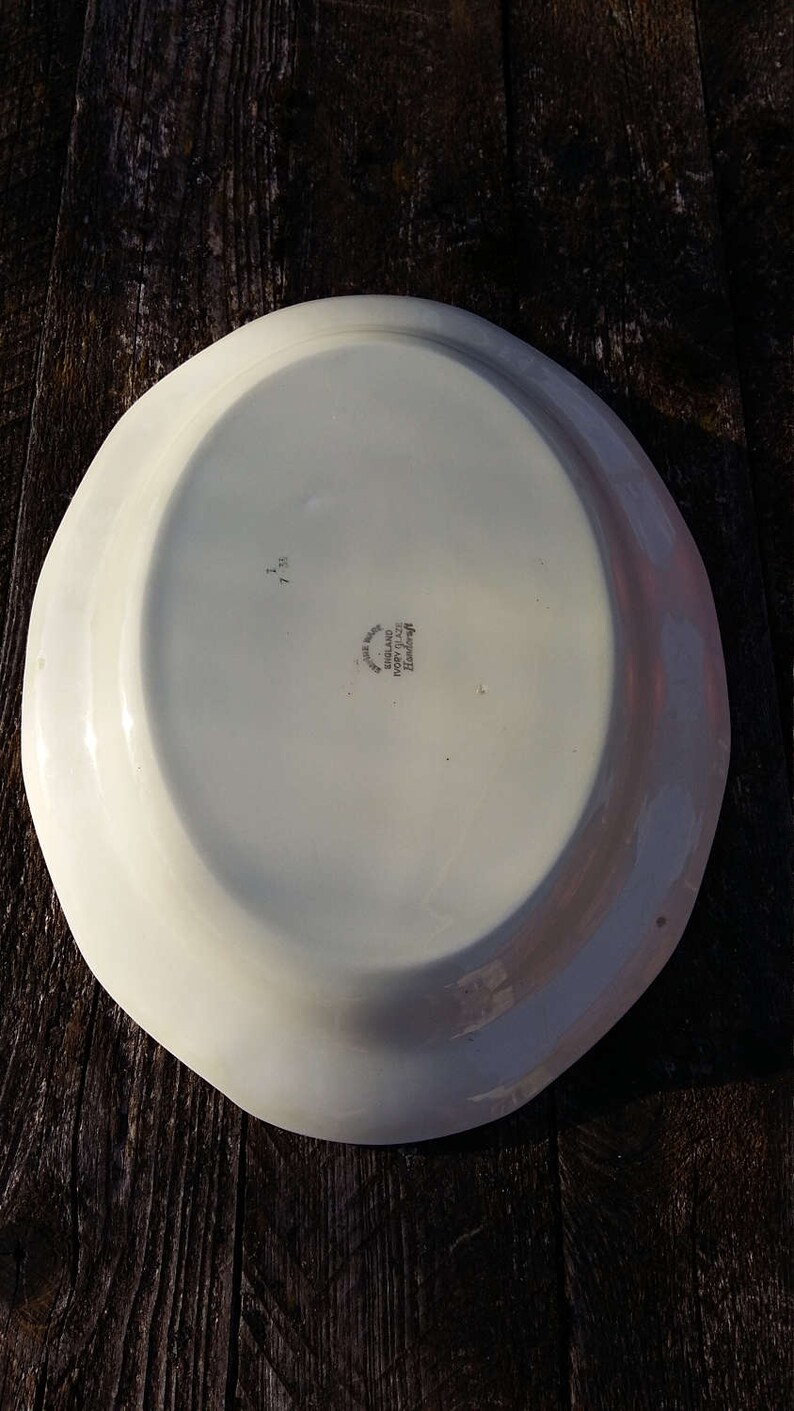 Antique anglais ironstone plateau fabriqué à la main vieux Etsy