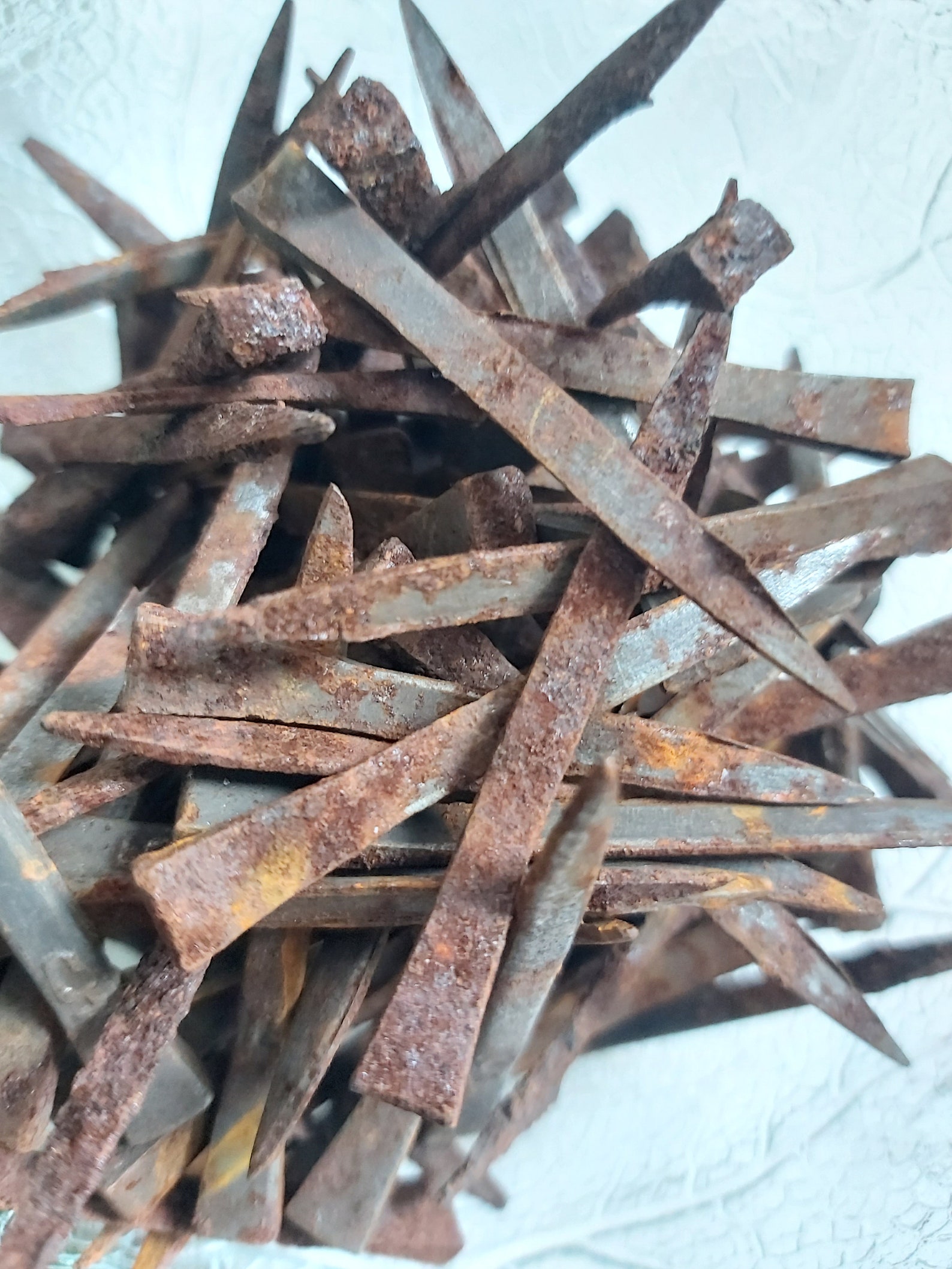 Antique nails old rusty horseshoe nails set rusted square hand Etsy