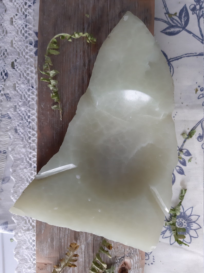 Vintage italian green alabaster stone dish ashtray handmade Etsy