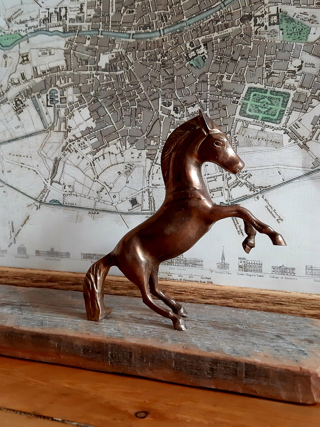 Bronze Horses Acrylic Coasters