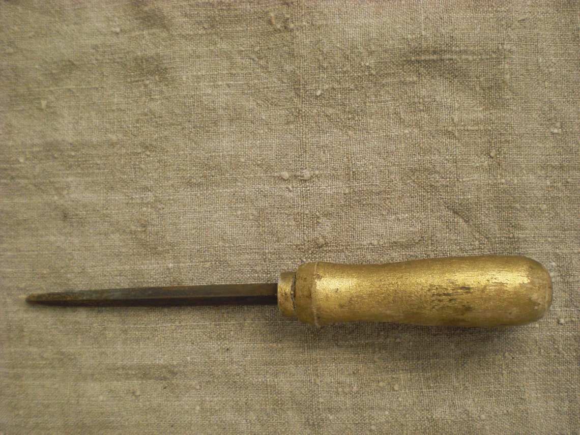 Wooden Handle File Vintage Old Tool Filing 3 Sided File Metal Etsy