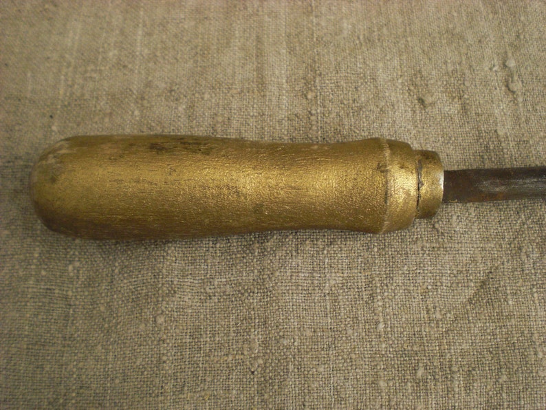 Wooden Handle File Vintage Old Tool Filing 3 Sided File Metal Etsy